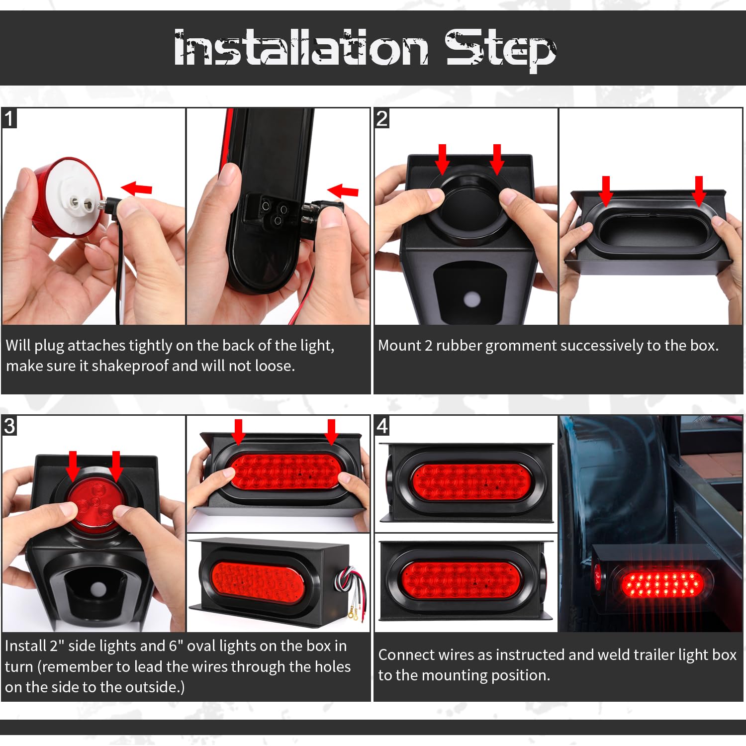 LinkITOM IP67 waterproof rating keeps lights performing in rain or spray