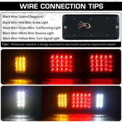 LINKITOM iron net protection front view adds rugged durability to the tail light.