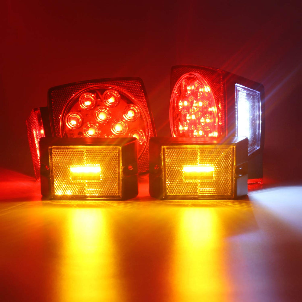 LinkITOM amber clearance lights providing daytime visibility and safety.