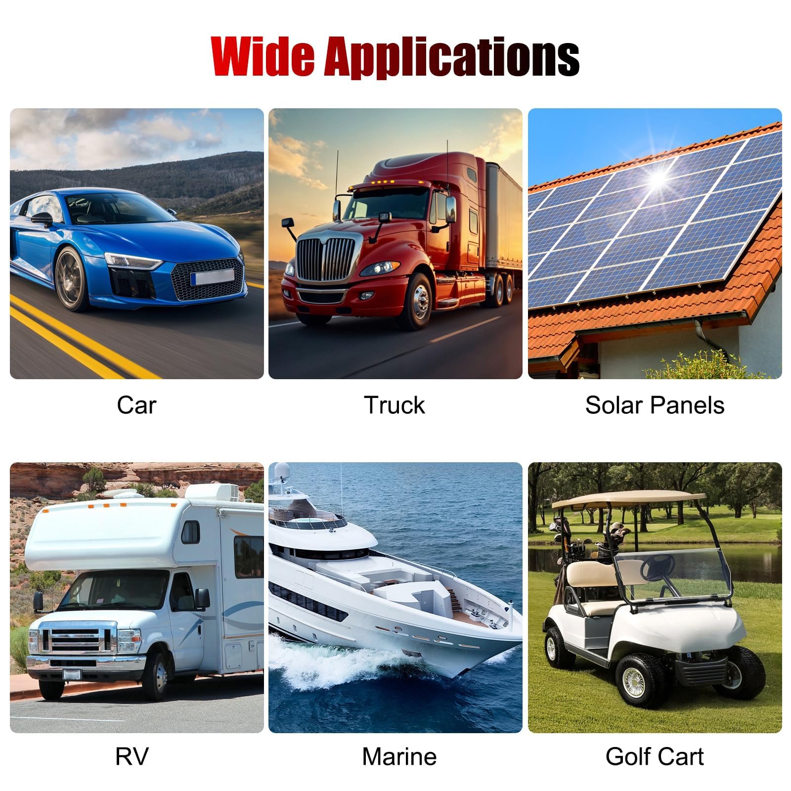 Linkstyle 12V-48V compatibility makes these cables versatile for automotive and solar projects.