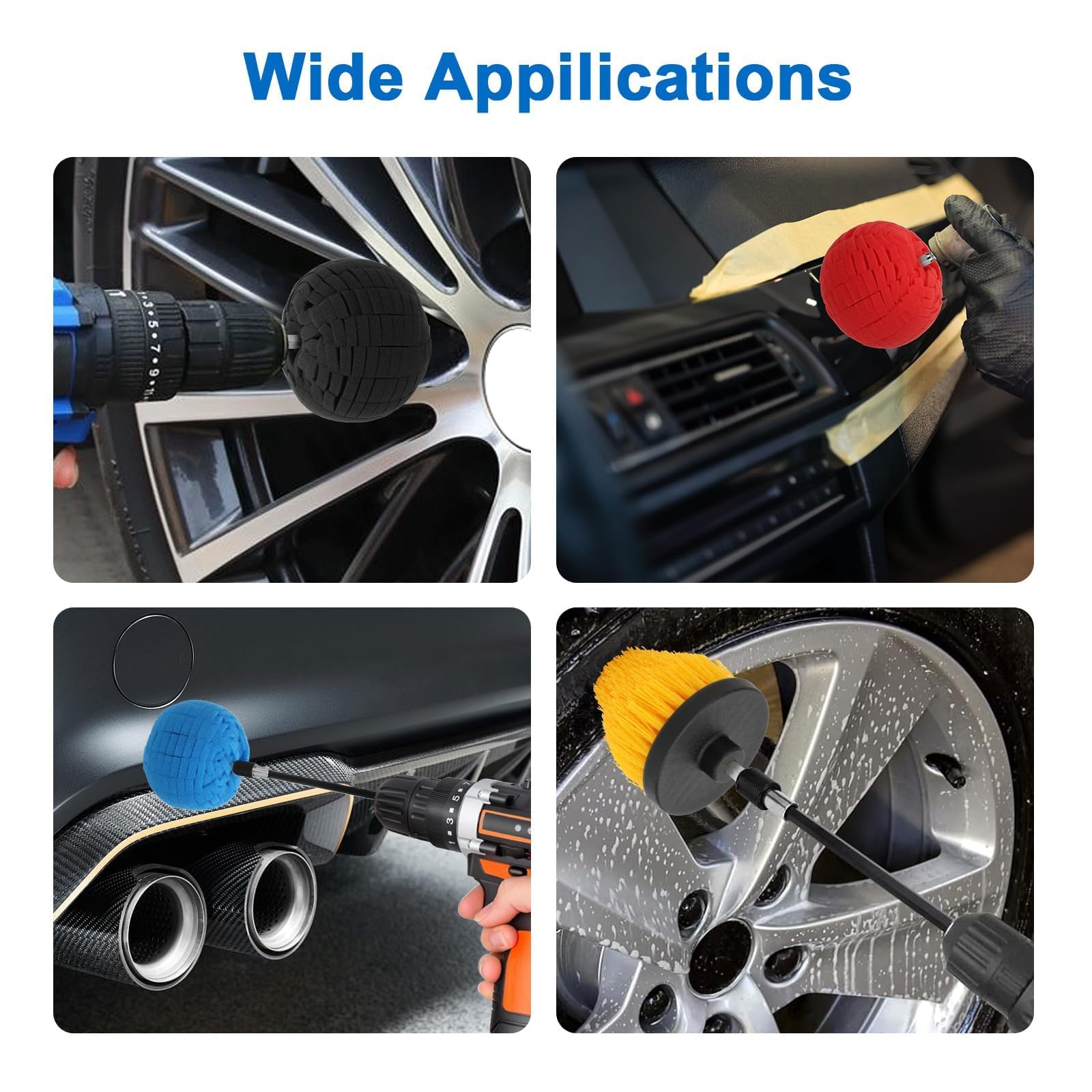 Linkstyle metal surface polishing tool for exhaust tips.
