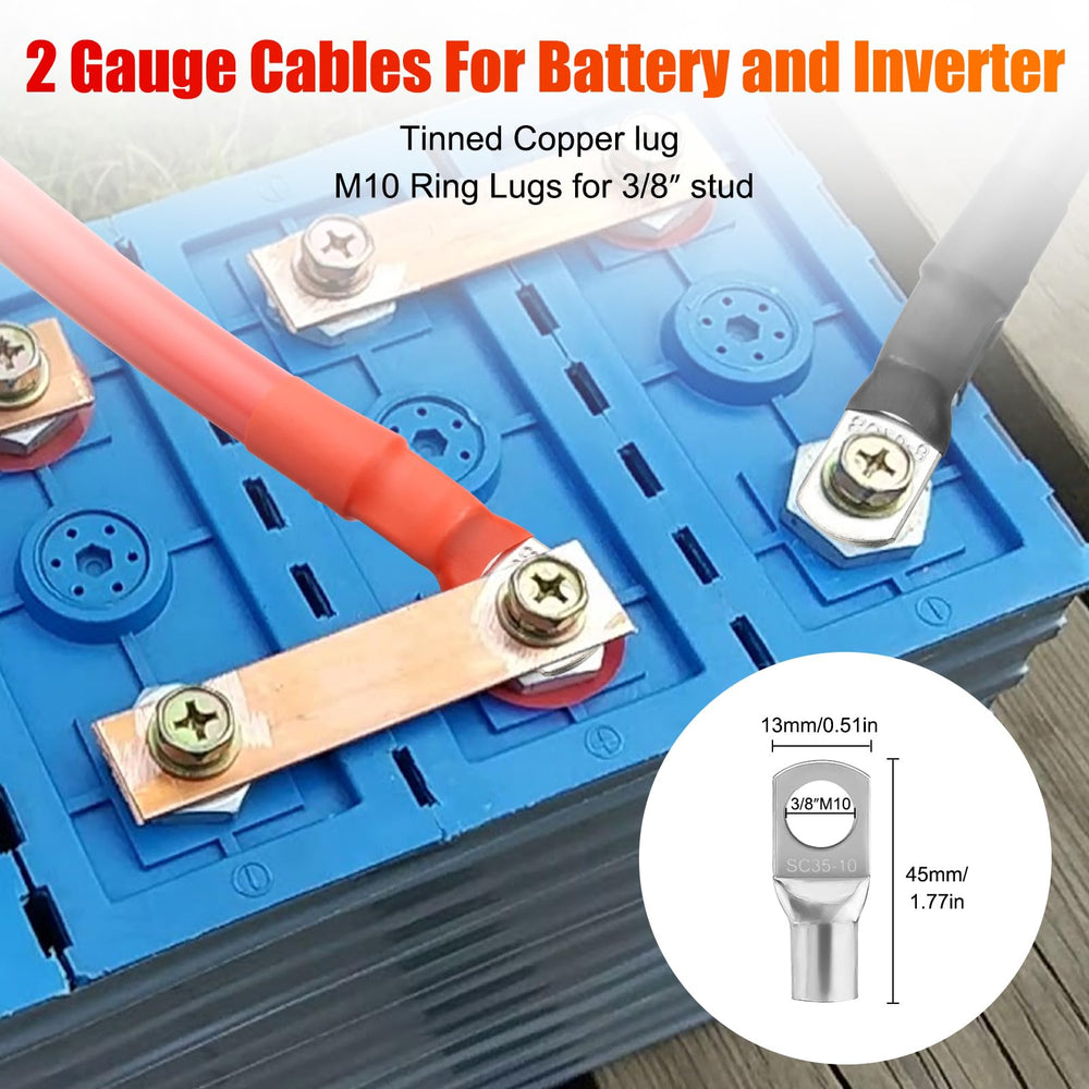 Linkstyle tin-plated copper terminals provide stable, long-lasting conductivity