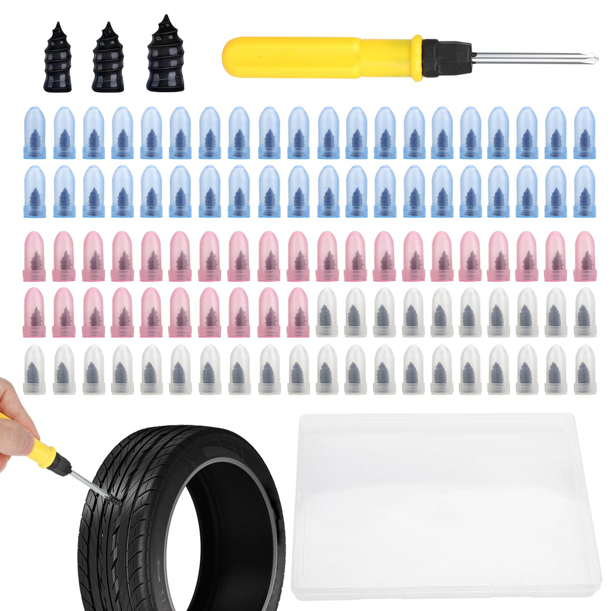 Linkstyle tire repair kit overview: compact all-in-one solution for on-the-go repairs.