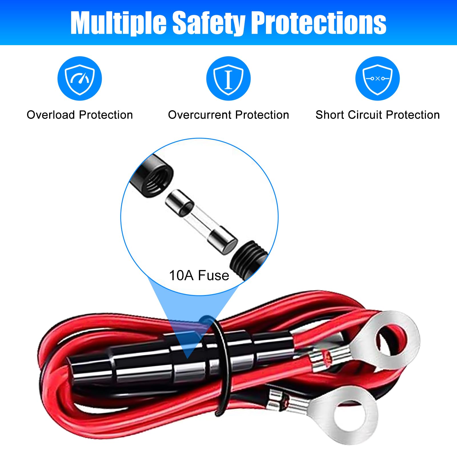 Linkstyle waterproof voltmeter with IP65 housing protects readings in tough conditions