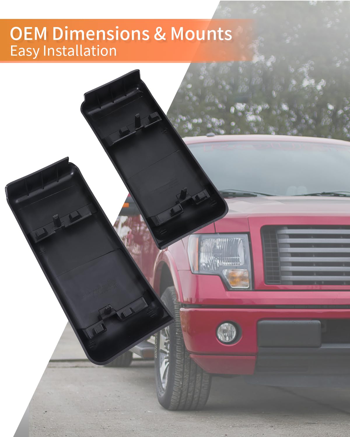 LINOAH 2-pack bumper pads provide symmetrical protection for the front.