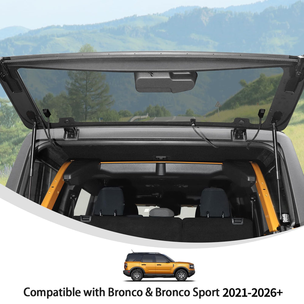 Bronco Raptor fit with Linskip defogger cover enhances protection and style