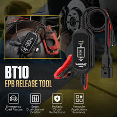 LINXINO BT10 dual-channel control enabling precise release and brake actions.