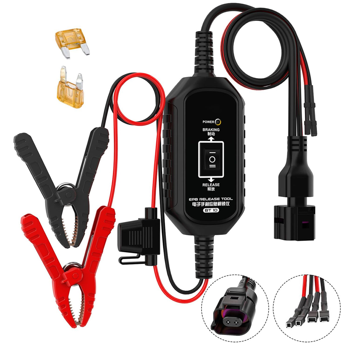 LINXINO BT10 EPB emergency-release tool for quick roadside EPB access.