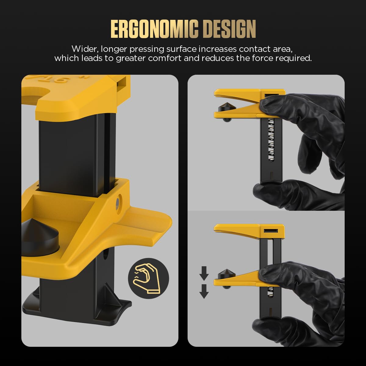 LINXINO spring-loaded plug tool enables tool-free installation