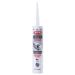 Lippert Alpha 5121 sealant tube for RV roofs offers strong adhesion