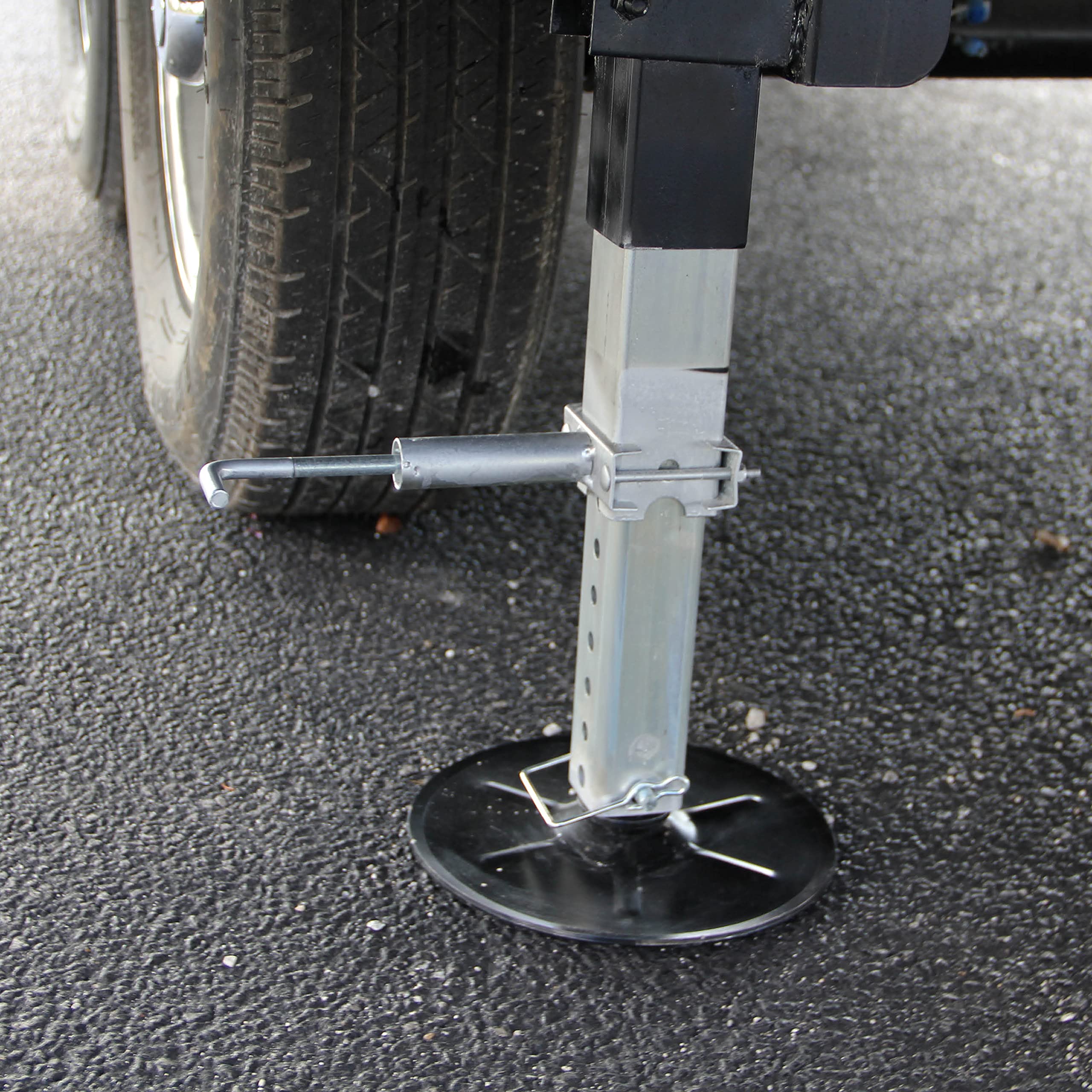 Lippert Components 308287 compatible-with-all-jacks highlights versatile use across jack types