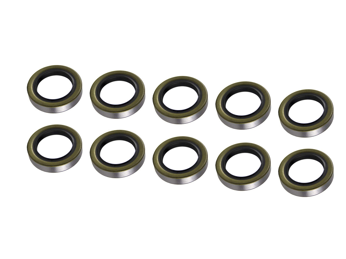 Lippert replacement double lip grease seal (1.72-inch ID) seals trailer axle hubs against dirt.