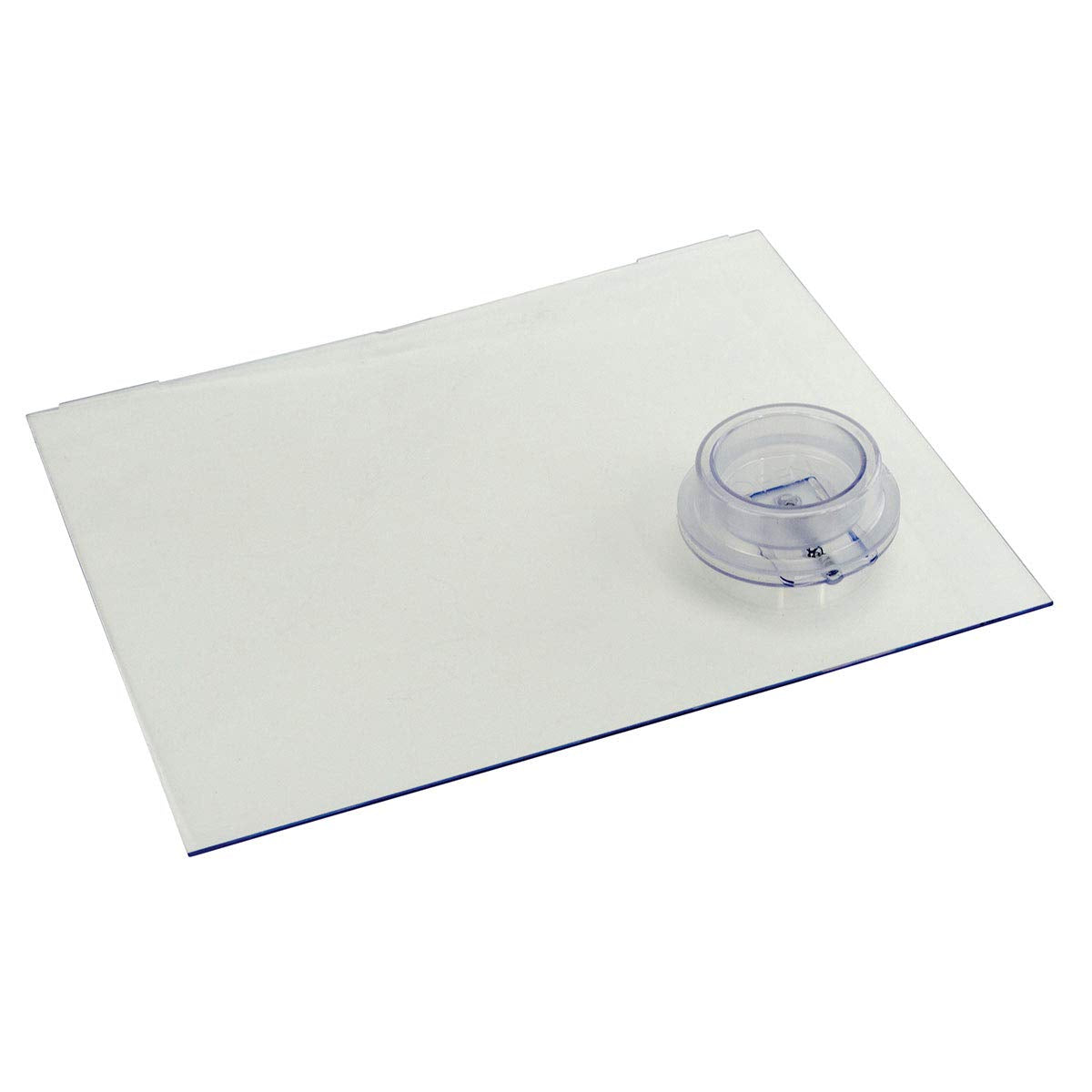 Lippert replacement RV screen door slider panel with push-down knob for smooth operation.