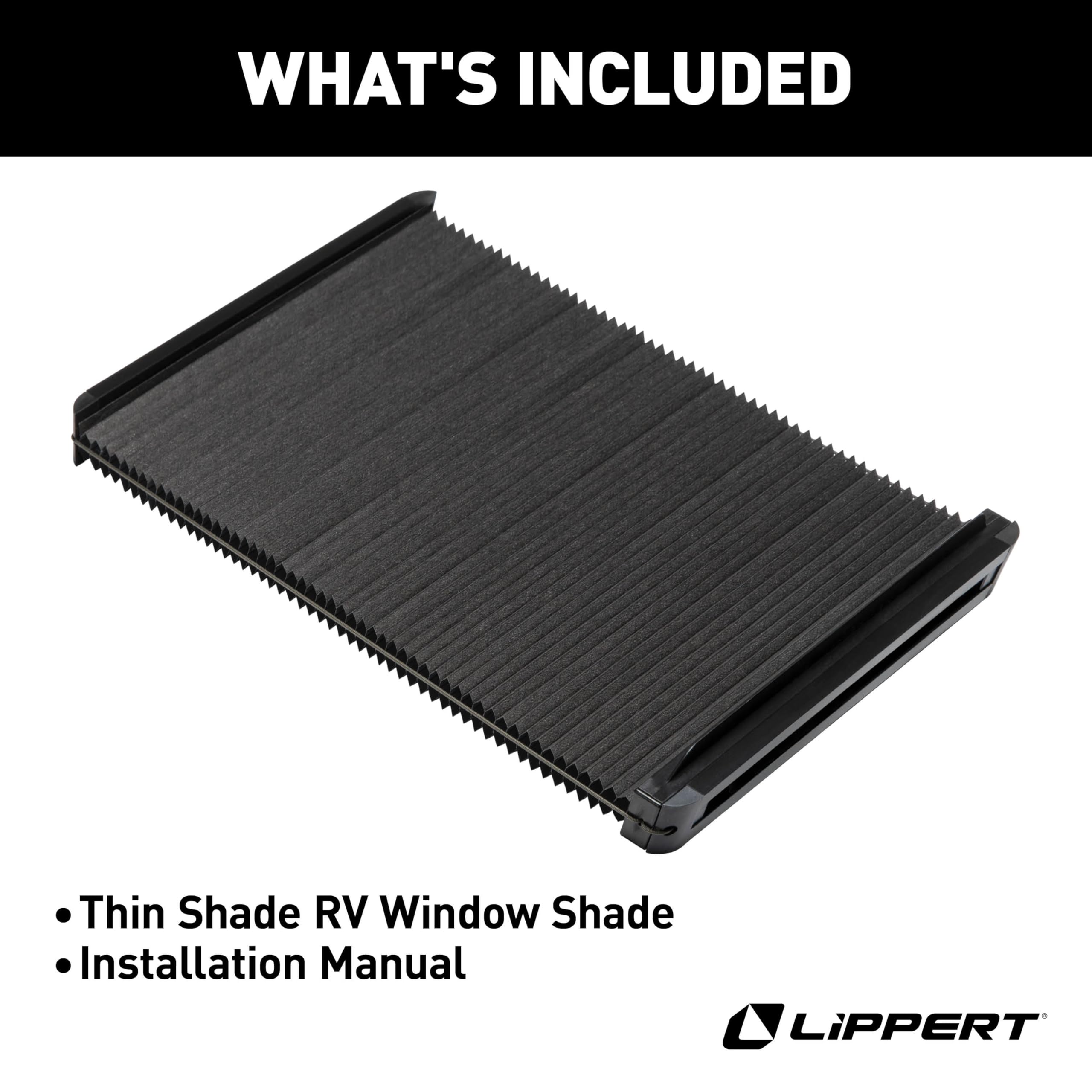 Lippert Thin Shade EcoCell quiet operation when adjusted