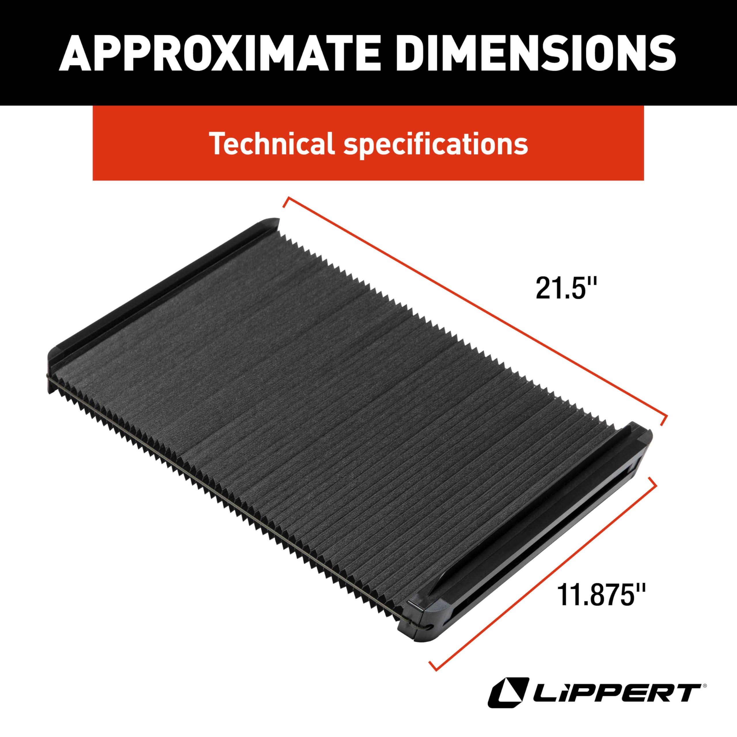 Lippert Thin Shade EcoCell snaps in place for quick installation