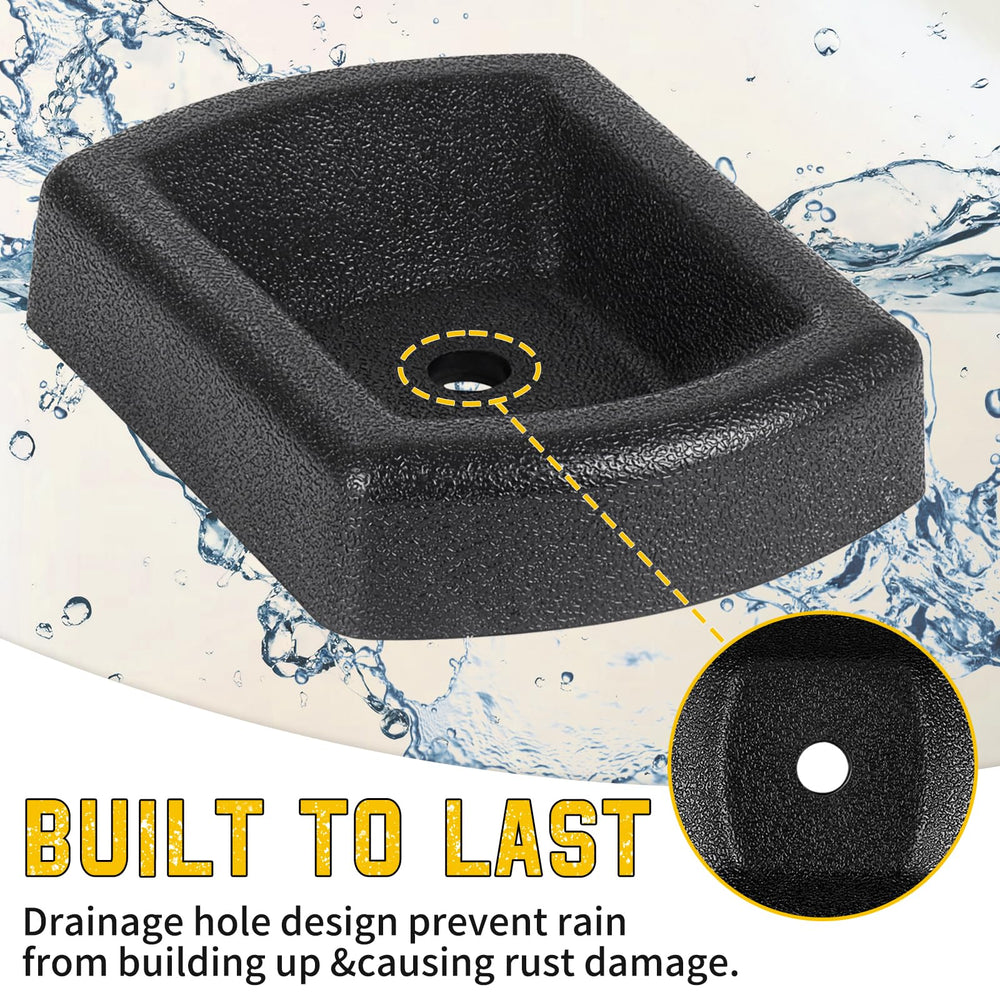Liqmeivre fits 6-inch caster wheels, offering reliable compatibility for RVs and boats.