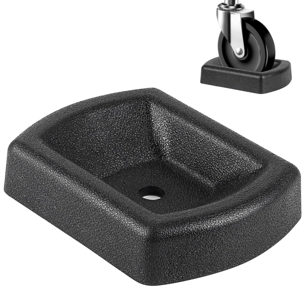 Liqmeivre rubber wheel dock blocks a 6-inch caster for stable trailer parking.