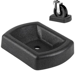 Liqmeivre rubber wheel dock blocks a 6-inch caster for stable trailer parking.
