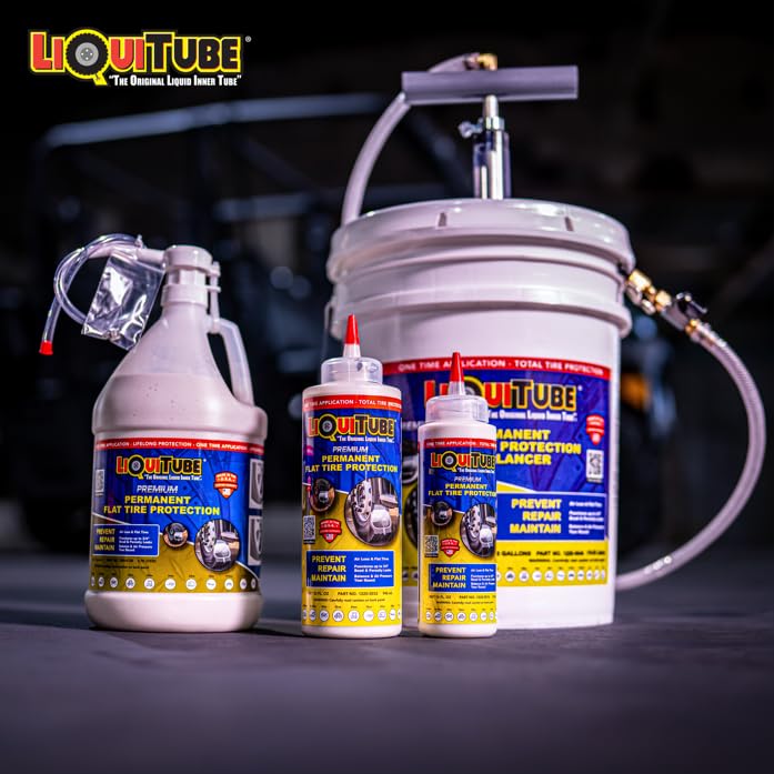 LiQuiTube works with tubeless tires and can be used inside tubes.
