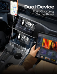 LISEN 27W USB-C to Lightning cable included for iPhone charging