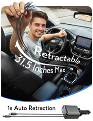 LISEN four-in-one car charger powers four devices at once.