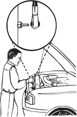 Lisle 14540 headlight adjusting ratchet with 4mm hex and roller clutch for precise tweaks