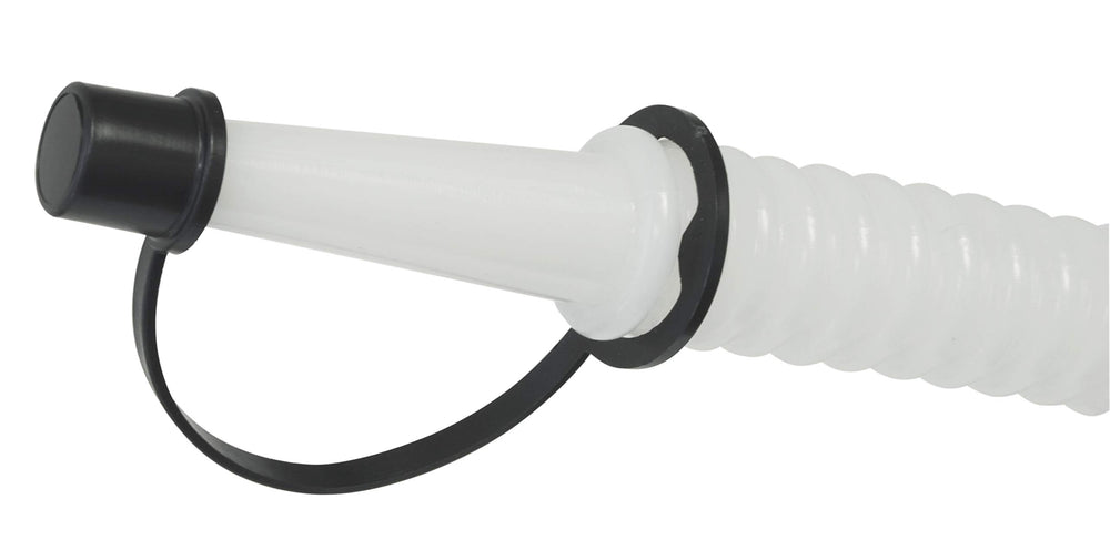 Lisle 8-quart gray dispenser enables bulk oil transport with easy reading