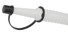 Lisle 8-quart gray dispenser enables bulk oil transport with easy reading
