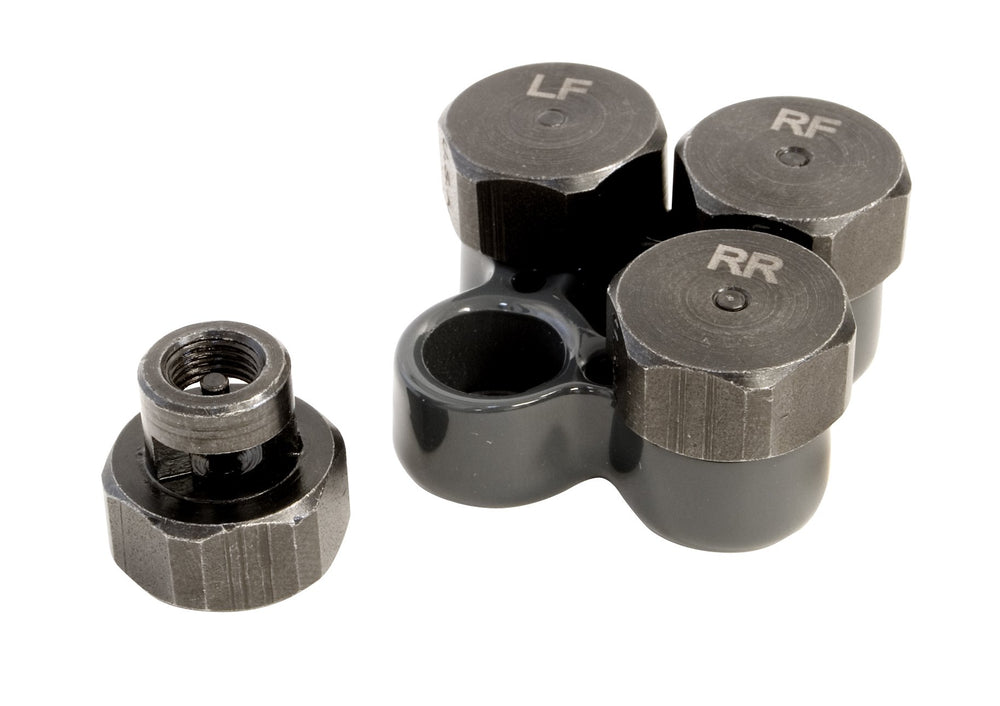 Lisle 19860 Tire Deflator cap-setup enables fast, tool-free air relief.