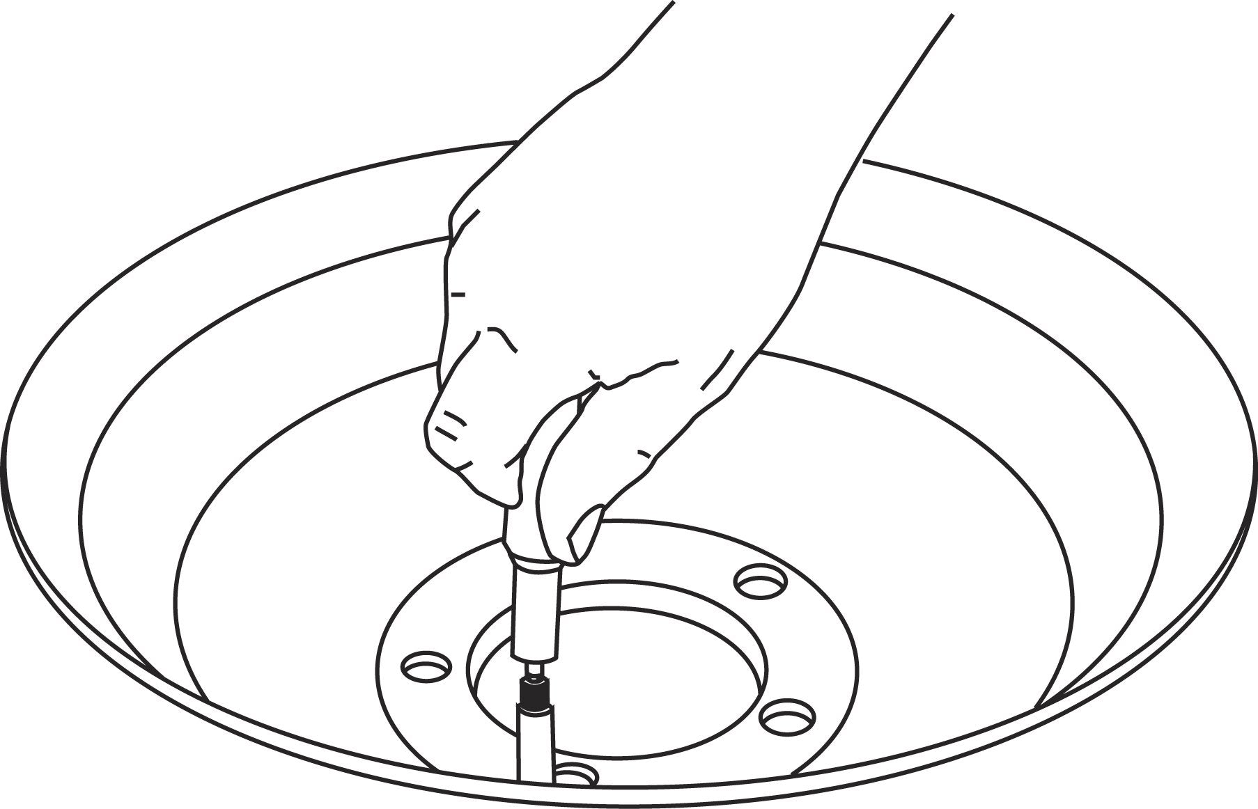 Lisle 2-Inch Torque Wrench tightens valve core with 4 in-lb torque to prevent under or over torquing.