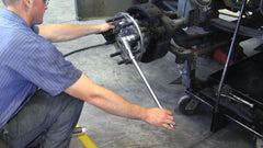 Lisle 28950 closeup showing thrust bearing aiding stud seating