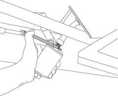 Lisle 34750 helps disconnect Ford and Chrysler lines in cramped bays