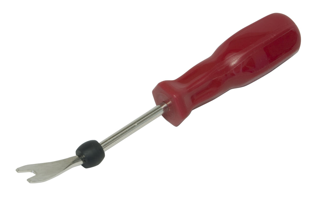 Lisle 35260 Plastic Fastener Remover, front view, speeds removal of weather-stripping fasteners.