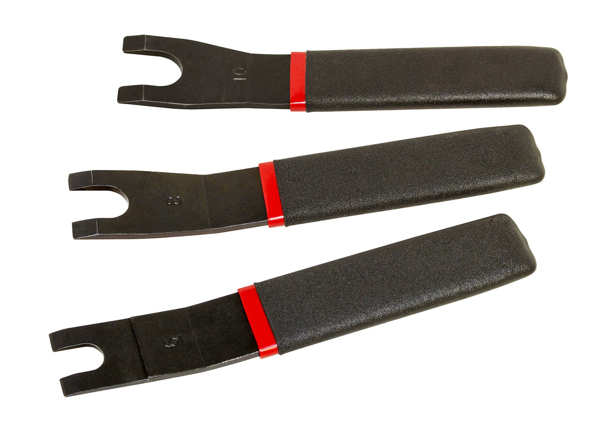 Lisle 38450 STC Disconnect Kit, 3-piece set, enables quick release of fittings in tight spaces.