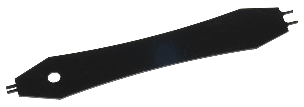 Lisle 39310 A/C disconnect tool for Toyota, side view eases plastic fitting release.