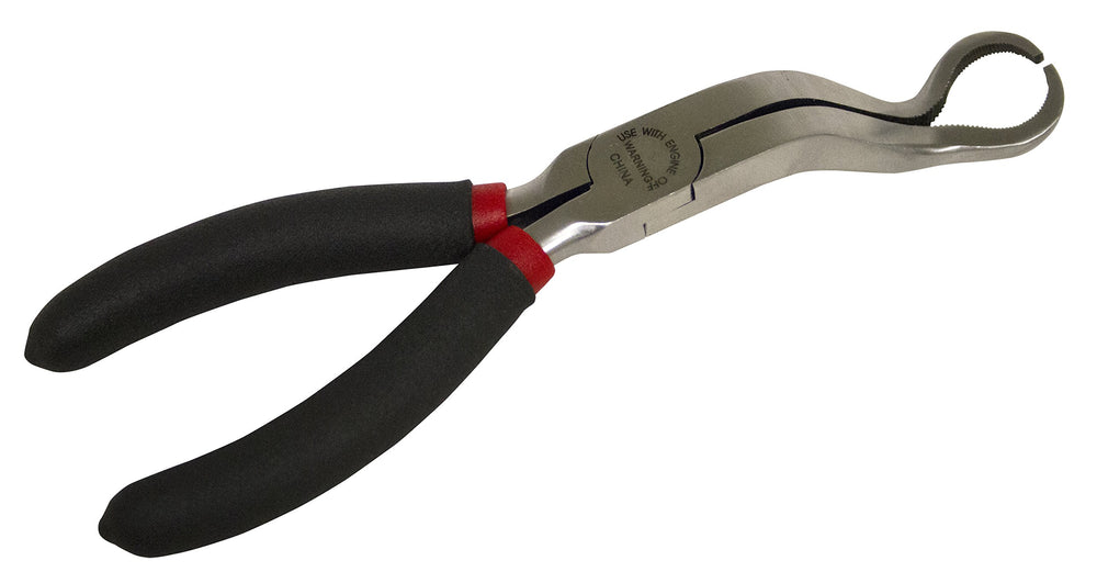 Lisle 51420 offset spark plug wire removal pliers for safe boot handling in tight engine bays.