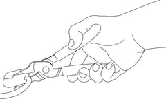 Lisle 52990 spark plug pliers cushioned jaws grip boots from the side or straight on.
