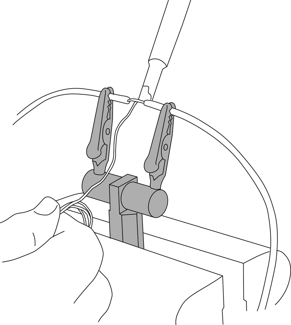 Lisle 55000 hex-shaped base fits in a vise for steady mounting.