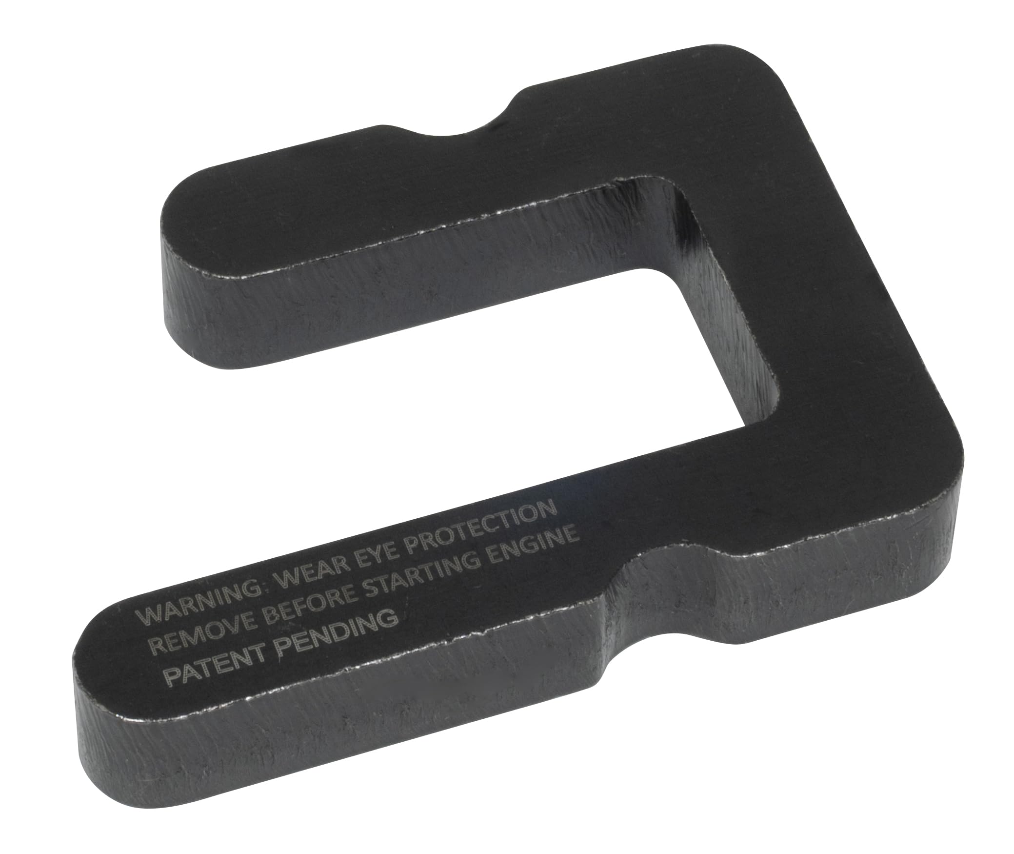 Lisle 59560 stretch belt tool for GM A/C and main drive pulleys, simplifies belt installation.