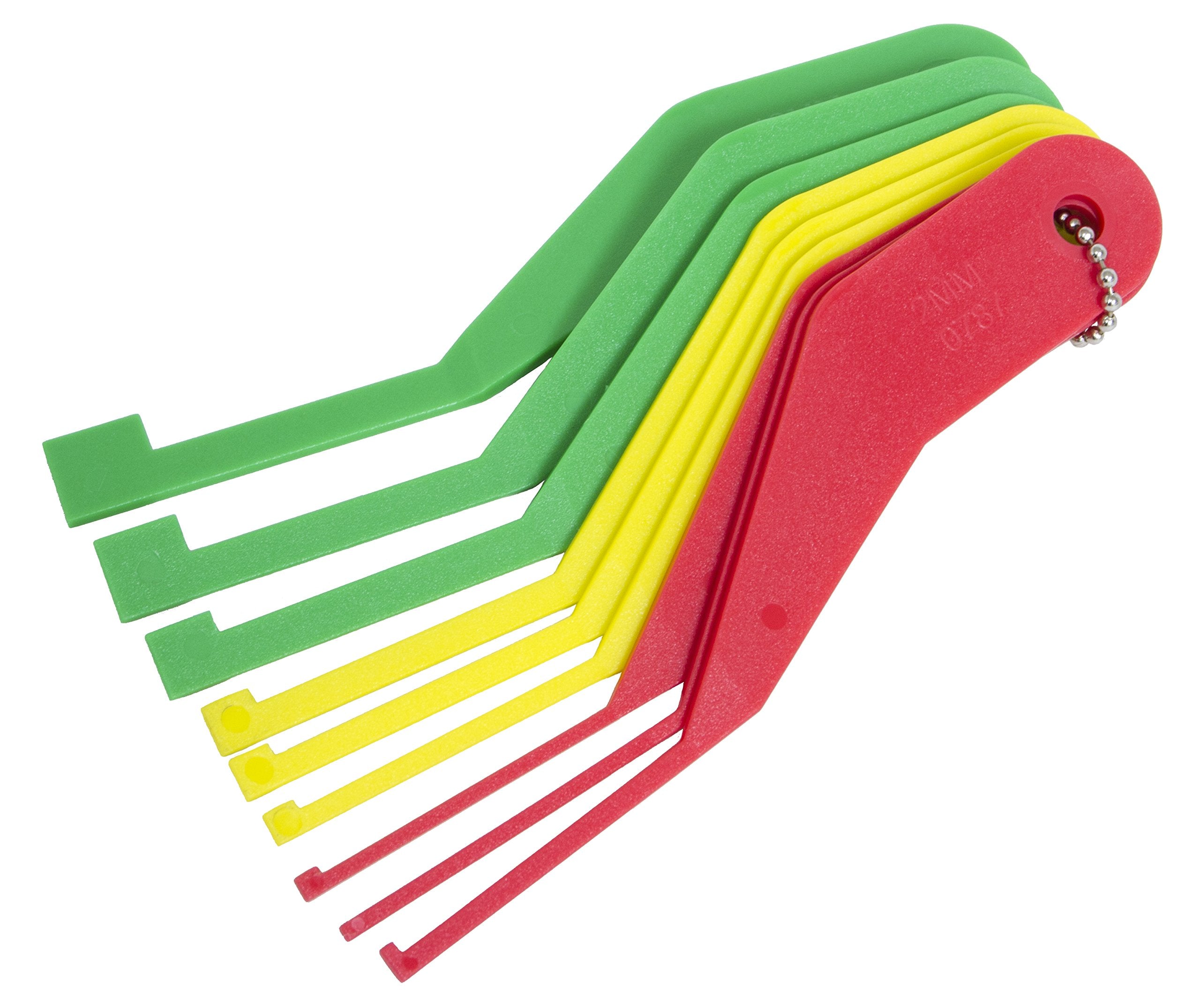 Lisle 81850 gauge set front view for quick brake lining checks