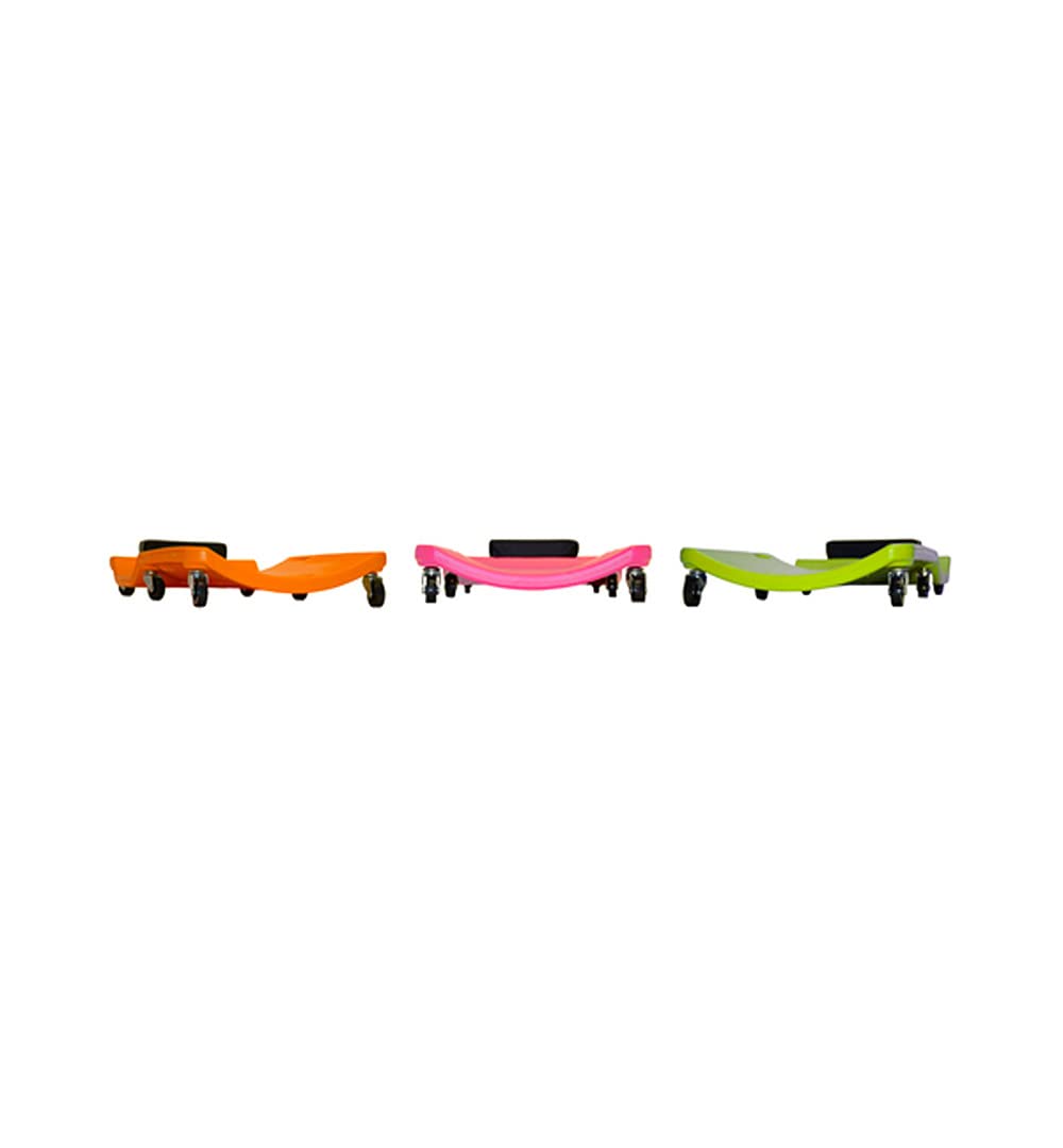Lisle 99102 creeper side view demonstrating low profile clearance under obstacles