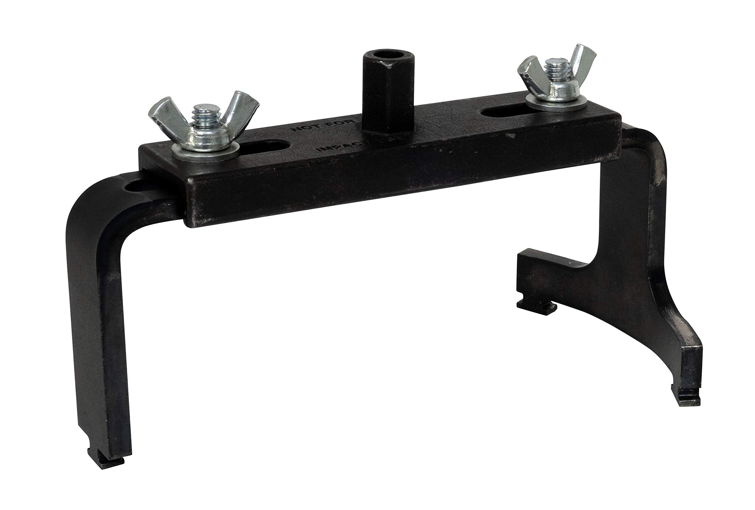 Centered drive for precise, stable operation.