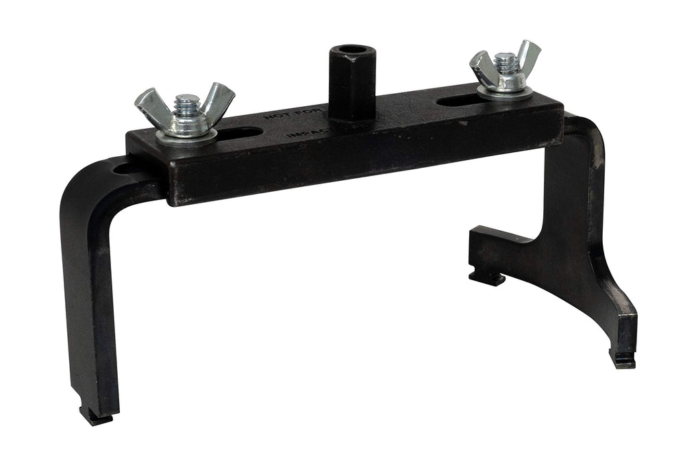 Centered drive for precise, stable operation.