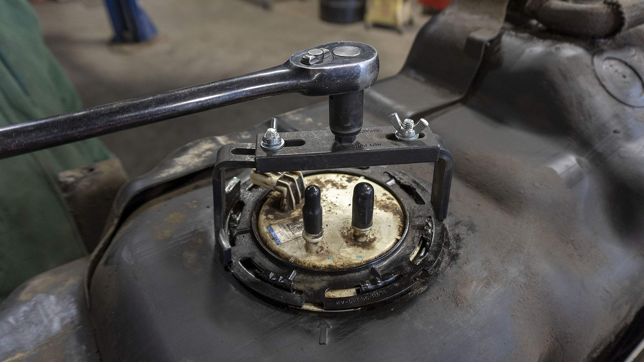 Compact design reduces snag risk in engine bay.