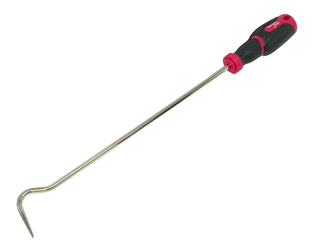 Lisle Long Hose Remover demonstrates comfortable grip for quick hose and clip removal.