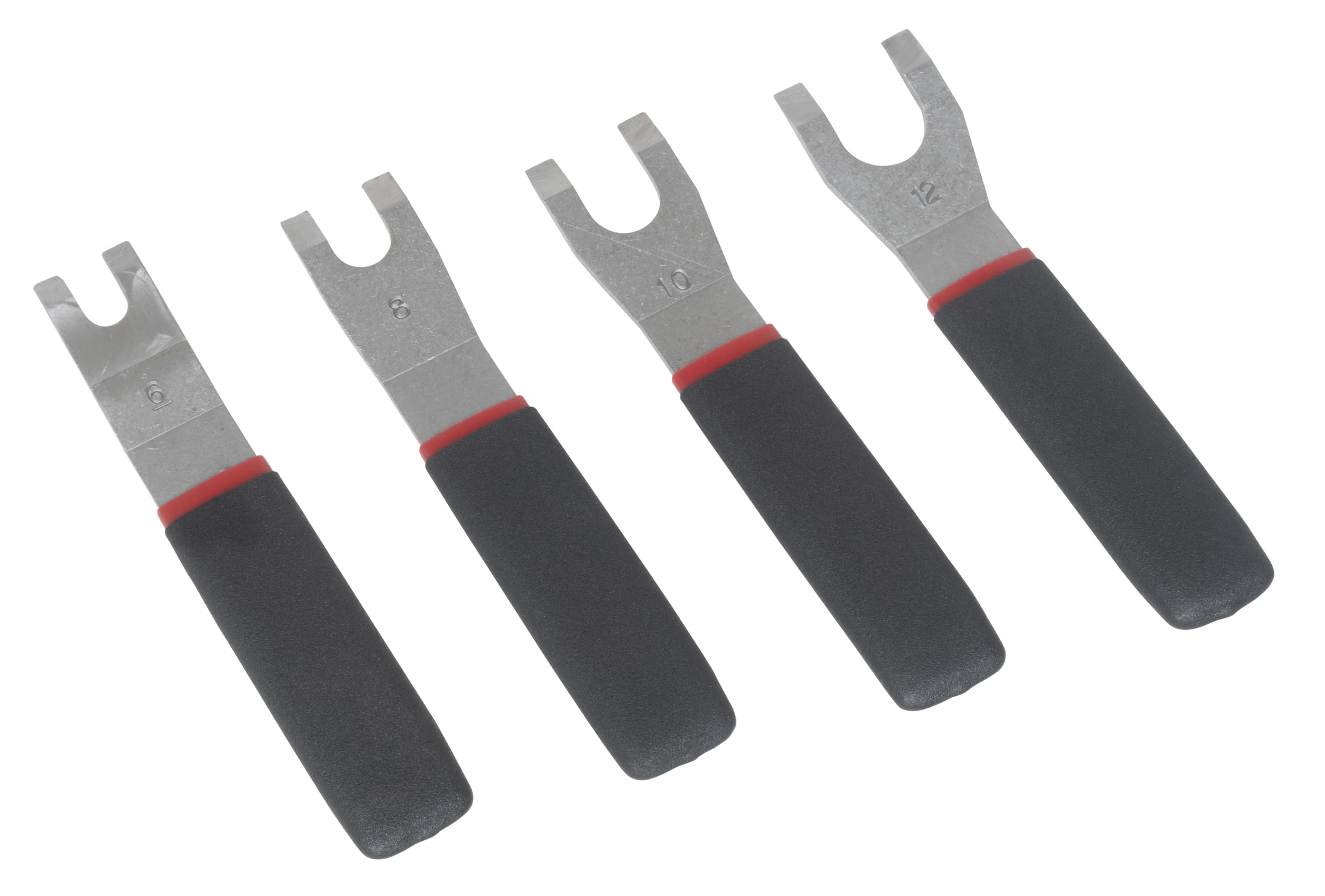 Lisle 38500 STC Disconnect Set 4-Piece with four sizes for quick release in tight spaces