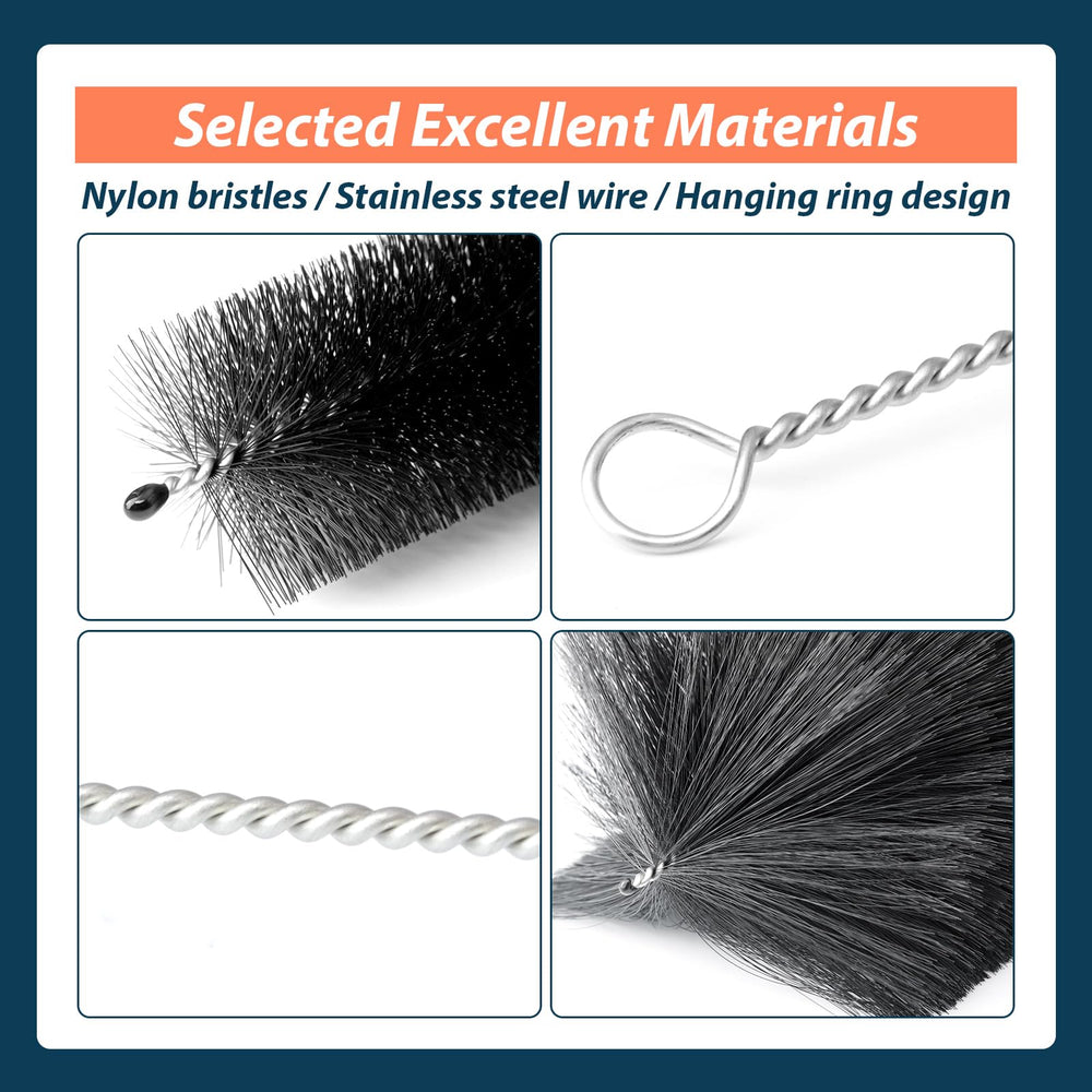 Lisnhlin 18in mid-length brush for interior and tight spots