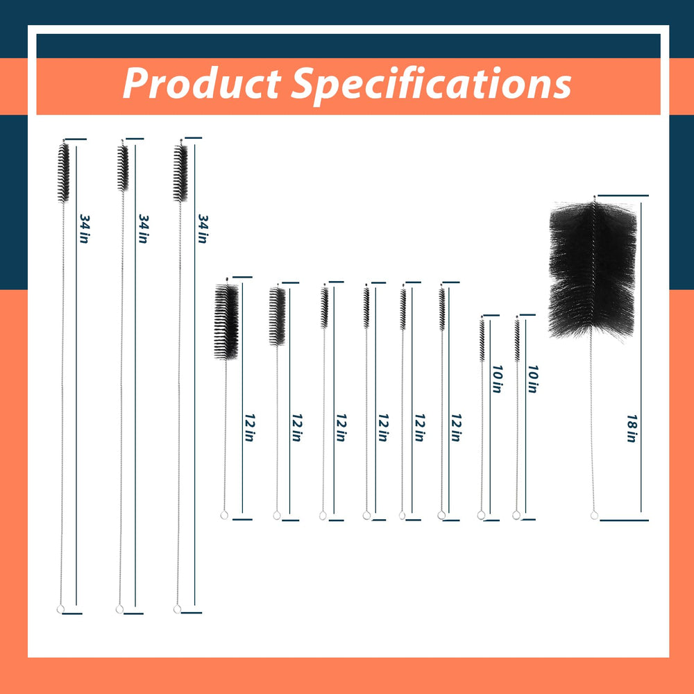 Lisnhlin nylon bristle detail brush for delicate engine surfaces