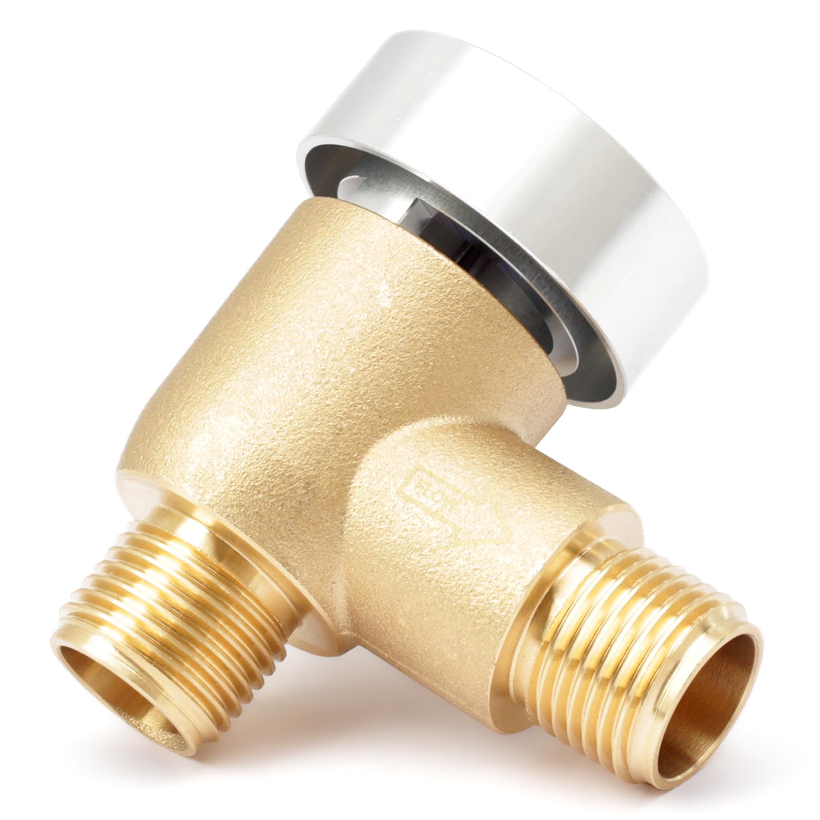 Lisnhlin brass RV vacuum breaker valve prevents backflow during tank flushing