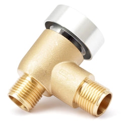 Lisnhlin brass RV vacuum breaker valve prevents backflow during tank flushing
